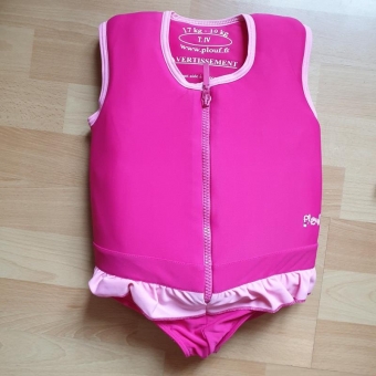 Plouf Schwimmender Badeanzug Starlette Pink 