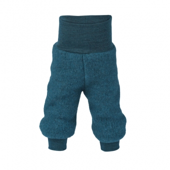 Engel Baby-Hose Wolle, Fleece Schilf melange | 50/56