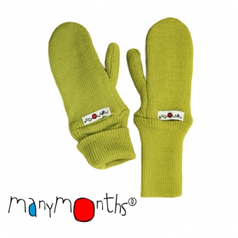 Manymonths Woll-Handschuhe (Mittens) Poppy Red | XS/S