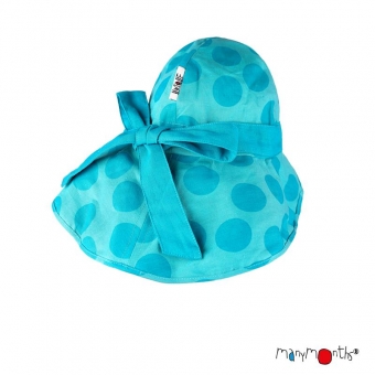 ManyMonths Adjustable Summer Hat with Bow Natural | L/XL