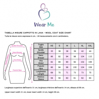 Wear Me Wolljacke 4in1 Prugna x | M