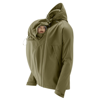 mamalila Softshell-Tragejacke Männer Allrounder Khaki | M